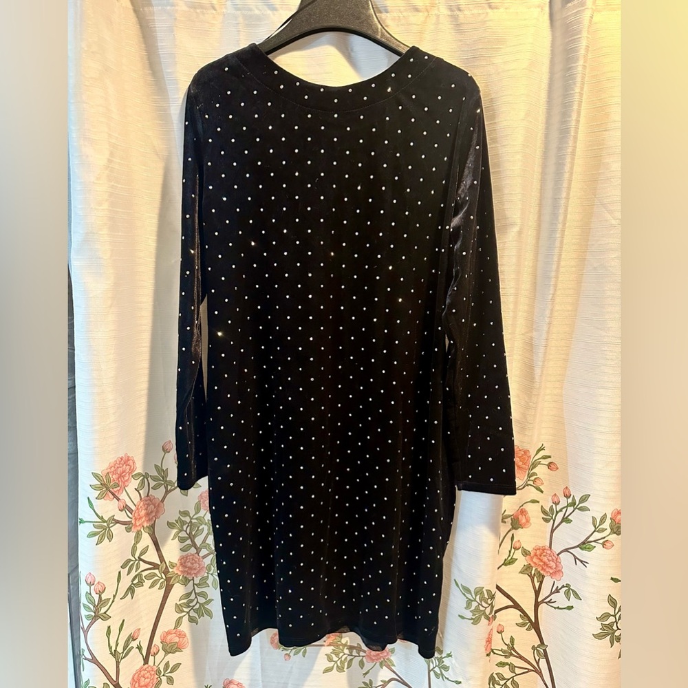 H&M Black Long Sleeve Dress with open back - XL